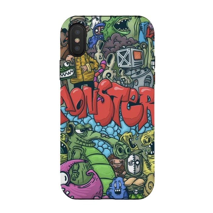 iPhone Xs / X StrongFit Monster by Manuvila