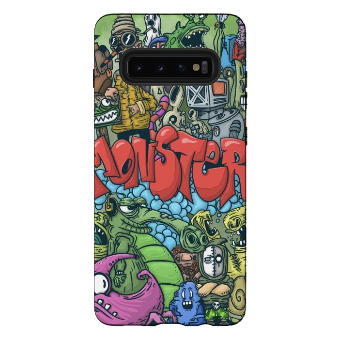 Galaxy S10 plus StrongFit Monster by Manuvila