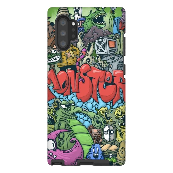 Galaxy Note 10 plus StrongFit Monster by Manuvila