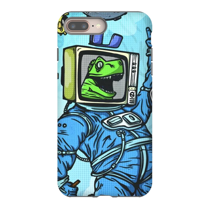 iPhone 7 plus StrongFit Astro lizard by Manuvila