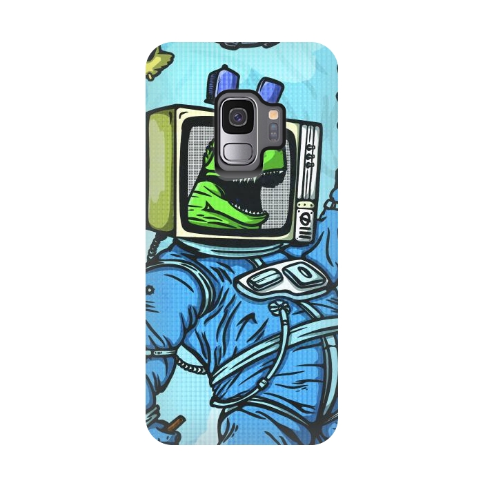 Galaxy S9 StrongFit Astro lizard by Manuvila