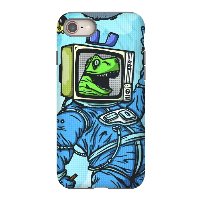 iPhone 8 StrongFit Astro lizard by Manuvila