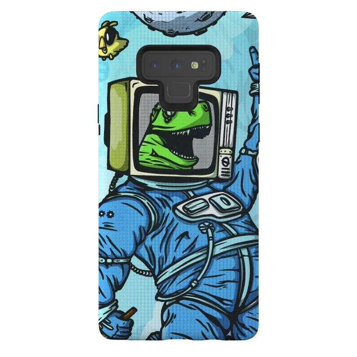 Galaxy Note 9 StrongFit Astro lizard by Manuvila
