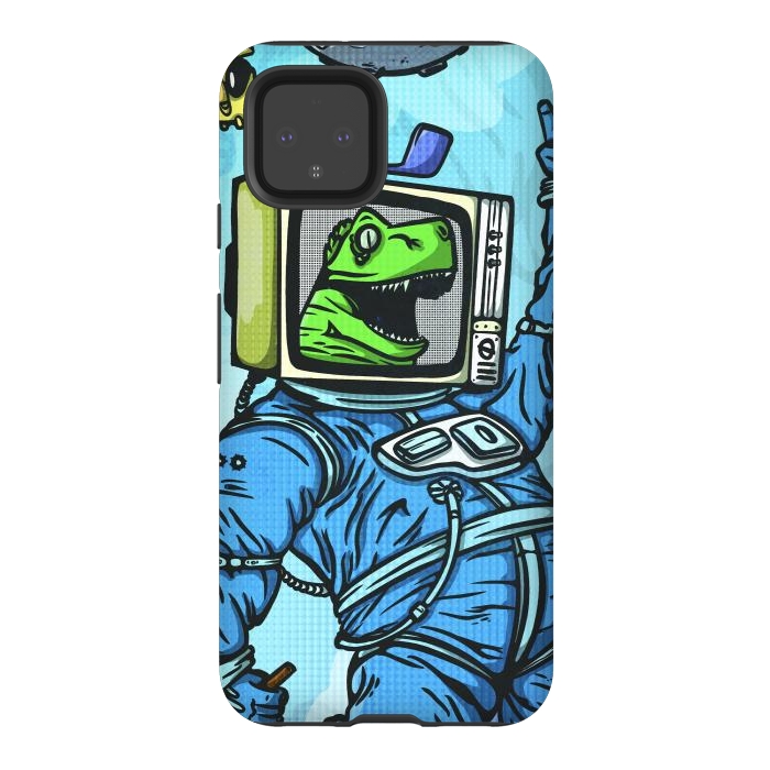 Pixel 4 StrongFit Astro lizard by Manuvila