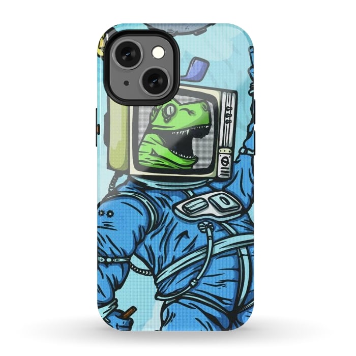 iPhone 12 mini StrongFit Astro lizard by Manuvila