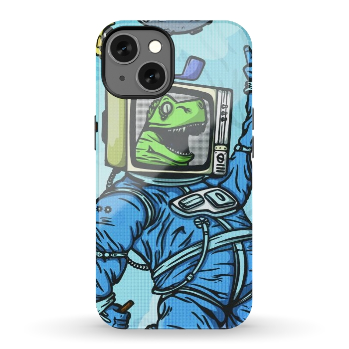 iPhone 13 StrongFit Astro lizard by Manuvila