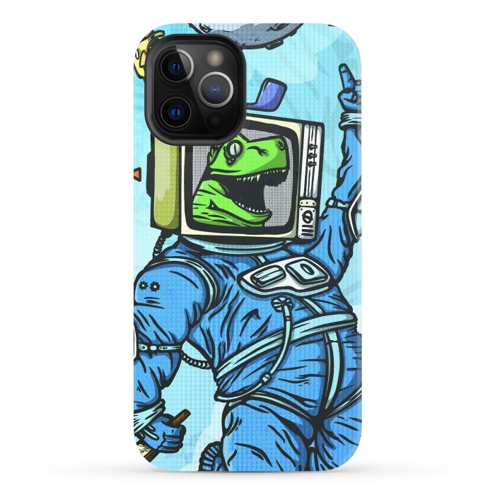 iPhone 12 Pro Max StrongFit Astro lizard by Manuvila