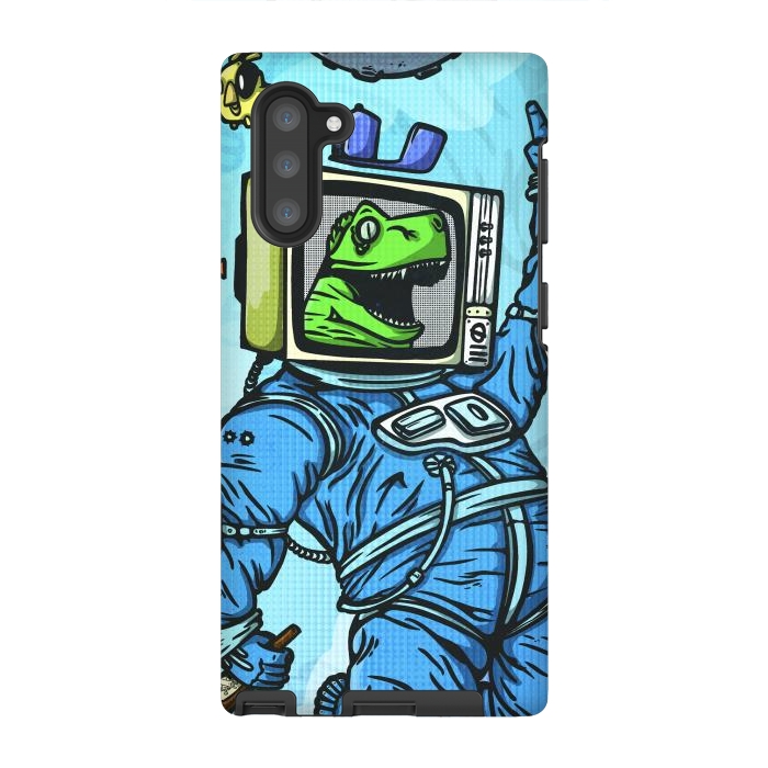 Galaxy Note 10 StrongFit Astro lizard by Manuvila