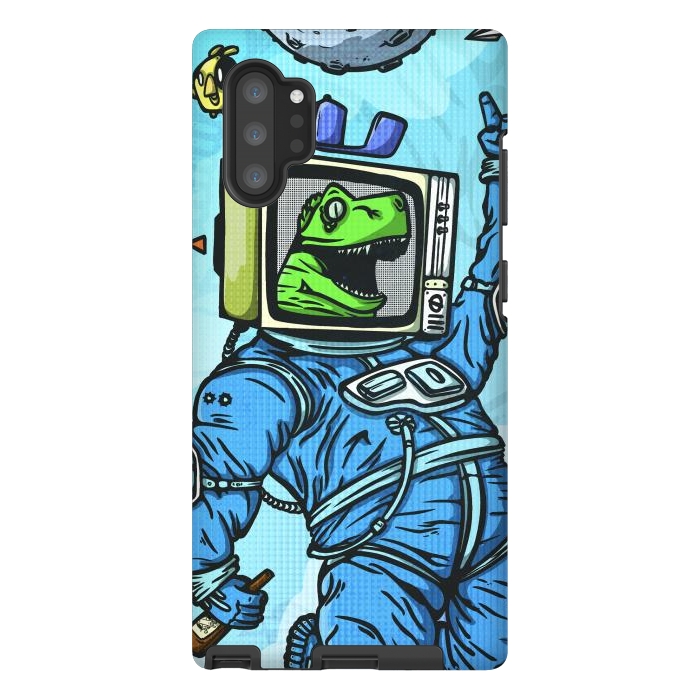Galaxy Note 10 plus StrongFit Astro lizard by Manuvila