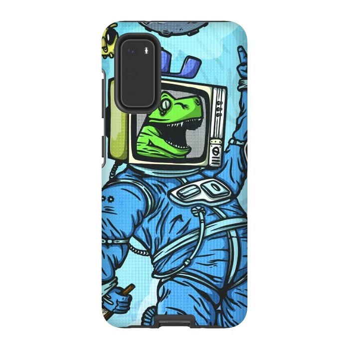 Galaxy S20 StrongFit Astro lizard by Manuvila