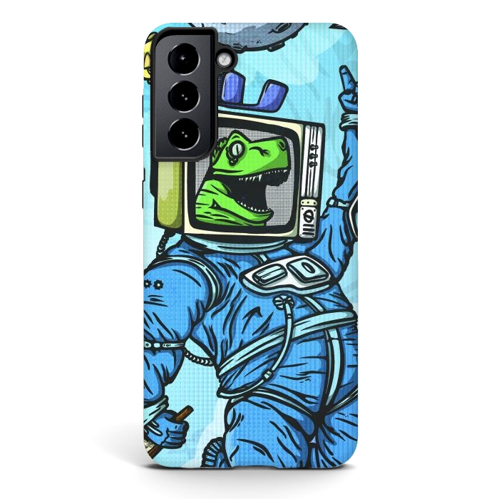 Galaxy S21 StrongFit Astro lizard by Manuvila