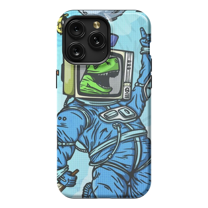 iPhone 15 Pro Max StrongFit Astro lizard by Manuvila