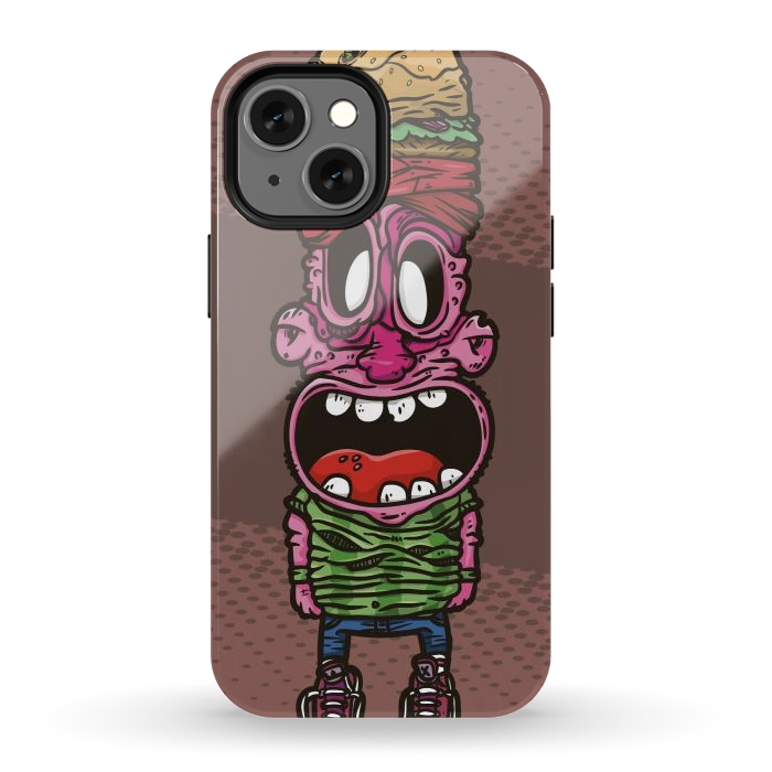 iPhone 12 mini StrongFit Burgerman by Manuvila