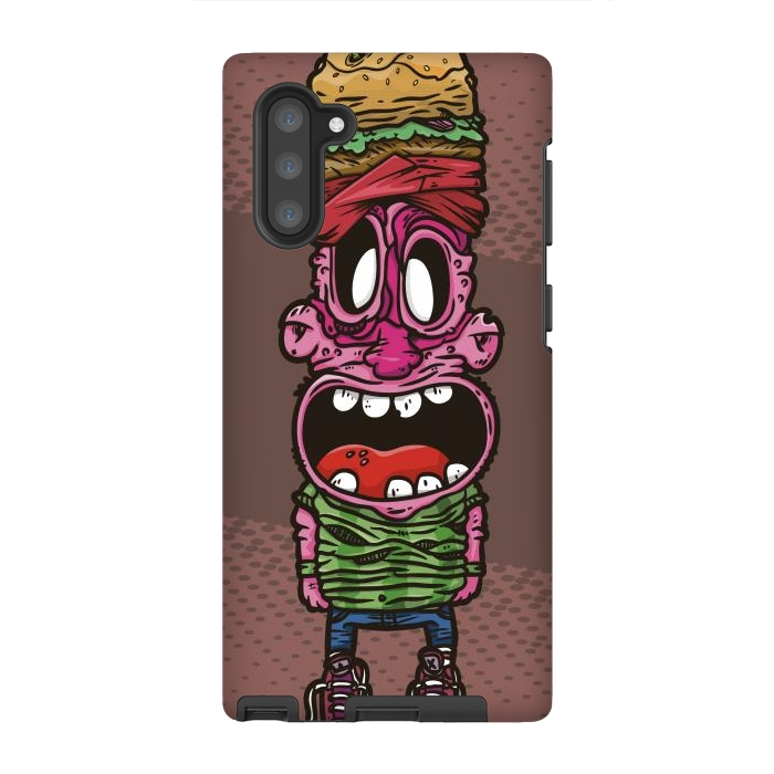 Galaxy Note 10 StrongFit Burgerman by Manuvila