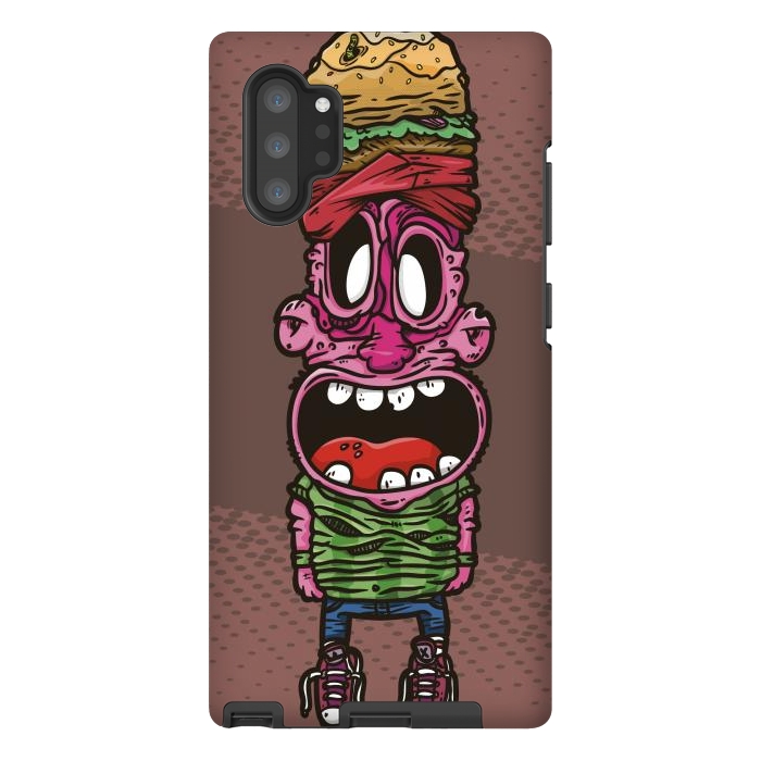 Galaxy Note 10 plus StrongFit Burgerman by Manuvila