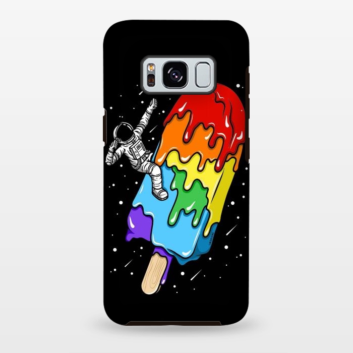Galaxy S8 plus StrongFit Ice Cream Astronaut -Rainbow by LM2Kone