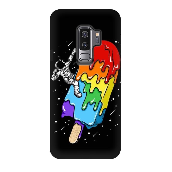Galaxy S9 plus StrongFit Ice Cream Astronaut -Rainbow by LM2Kone