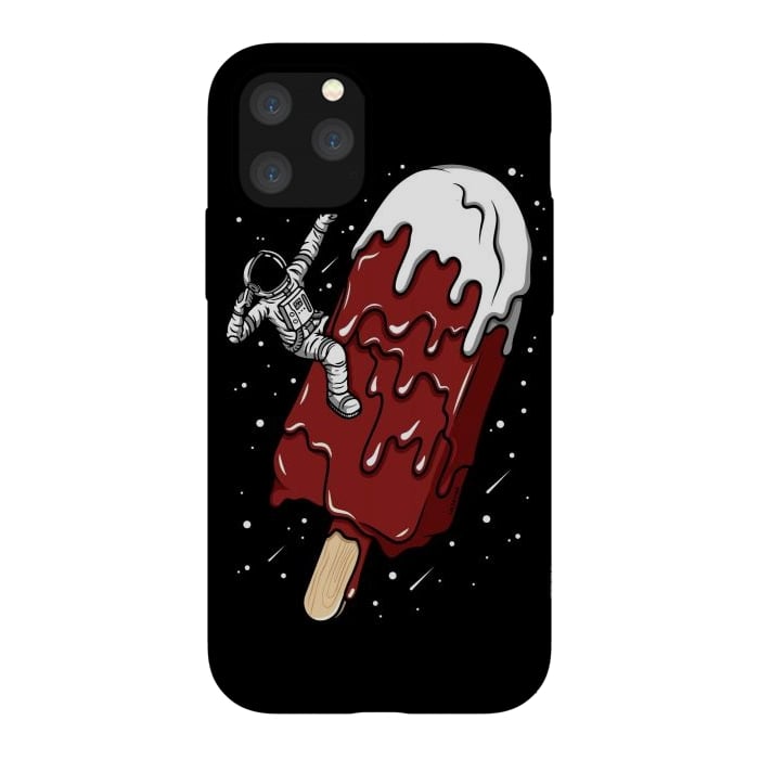 iPhone 11 Pro StrongFit Ice Cream Astronaut - Chocolate. by LM2Kone
