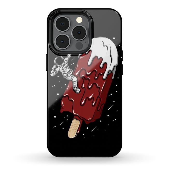 iPhone 13 pro StrongFit Ice Cream Astronaut - Chocolate. by LM2Kone