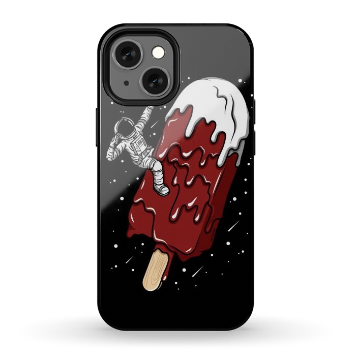 iPhone 13 mini StrongFit Ice Cream Astronaut - Chocolate. by LM2Kone