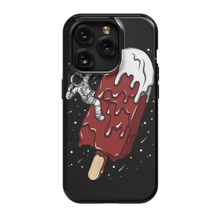 iPhone 15 Pro StrongFit Ice Cream Astronaut - Chocolate. by LM2Kone