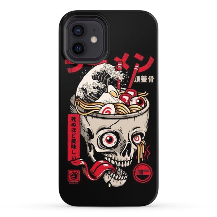 iPhone 12 StrongFit Great Skull Ramen by LM2Kone