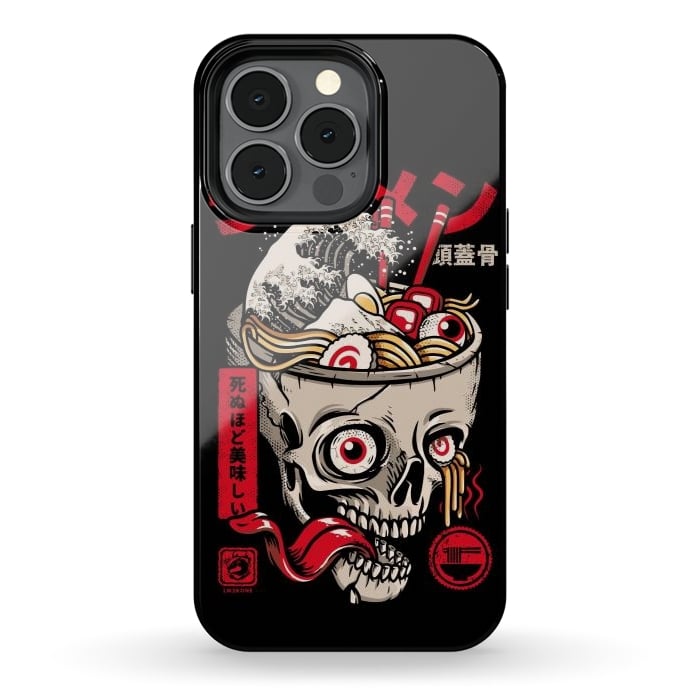 iPhone 13 pro StrongFit Great Skull Ramen by LM2Kone