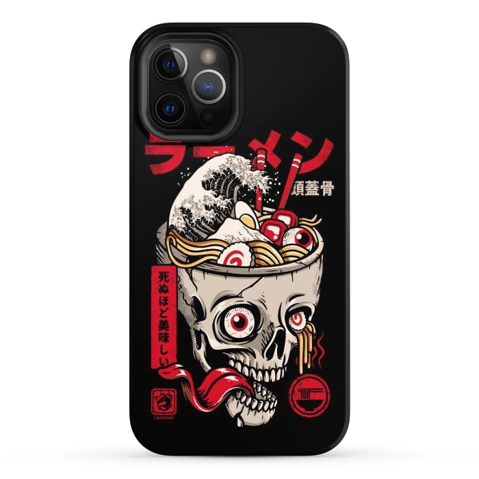 iPhone 12 Pro Max StrongFit Great Skull Ramen by LM2Kone