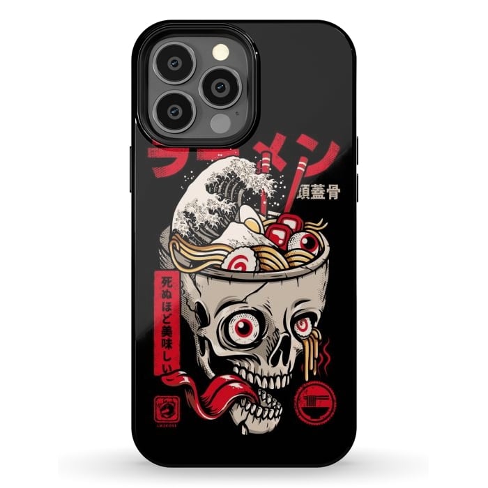 iPhone 13 Pro Max StrongFit Great Skull Ramen by LM2Kone
