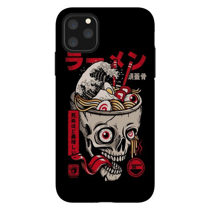 iPhone 11 Pro Max StrongFit Great Skull Ramen by LM2Kone