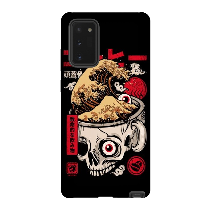 Galaxy Note 20 StrongFit Great Skull Coffee by LM2Kone