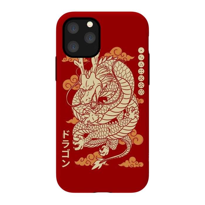 iPhone 11 Pro StrongFit Japanese Legendary Dragon by LM2Kone