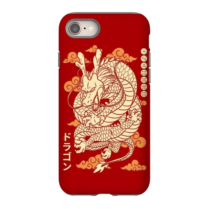 iPhone SE StrongFit Japanese Legendary Dragon by LM2Kone