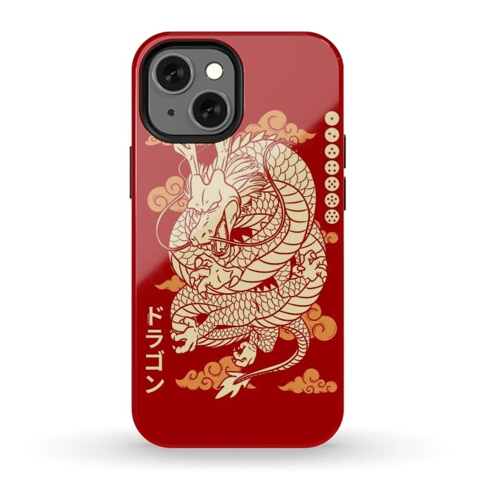 iPhone 12 mini StrongFit Japanese Legendary Dragon by LM2Kone