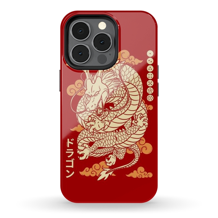 iPhone 13 pro StrongFit Japanese Legendary Dragon by LM2Kone