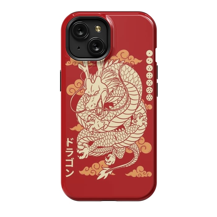 iPhone 15 StrongFit Japanese Legendary Dragon by LM2Kone