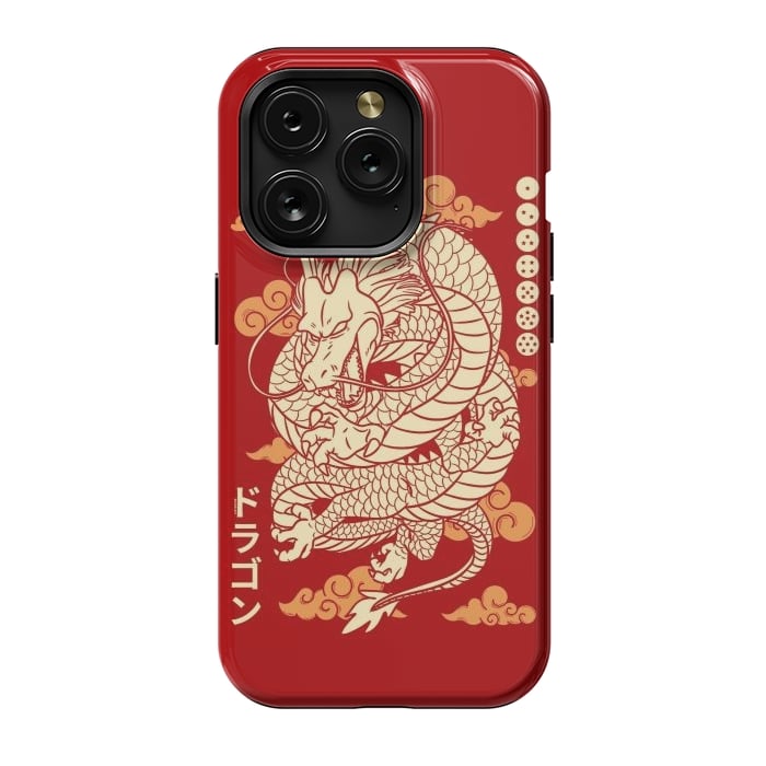iPhone 15 Pro StrongFit Japanese Legendary Dragon by LM2Kone