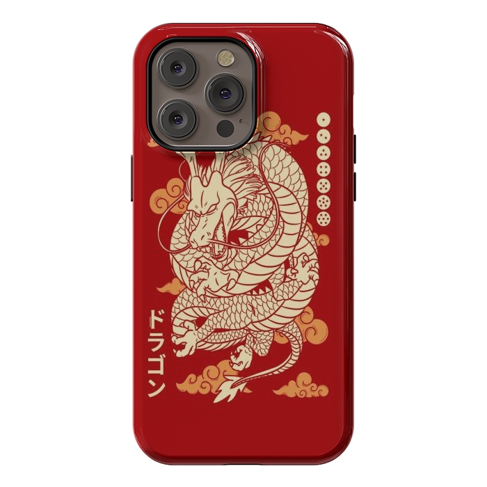 iPhone 14 Pro max StrongFit Japanese Legendary Dragon by LM2Kone