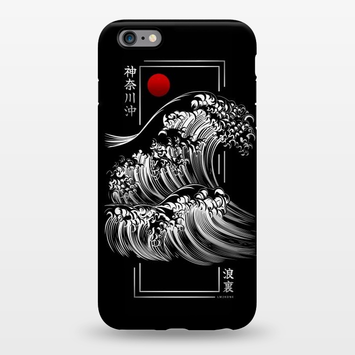 iPhone 6/6s plus StrongFit Modern Kanagawa's Wave - Silver by LM2Kone