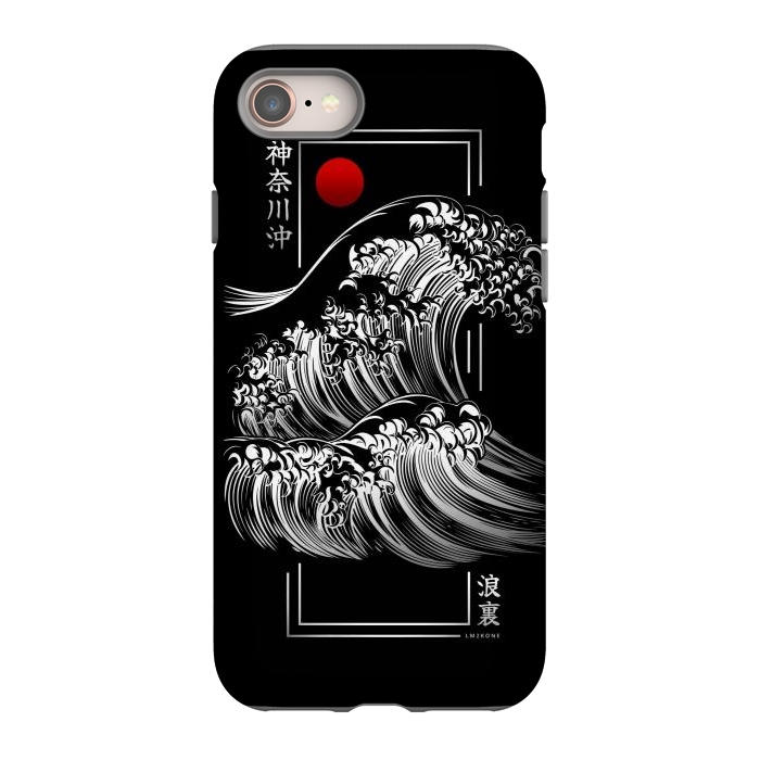 iPhone SE StrongFit Modern Kanagawa's Wave - Silver by LM2Kone