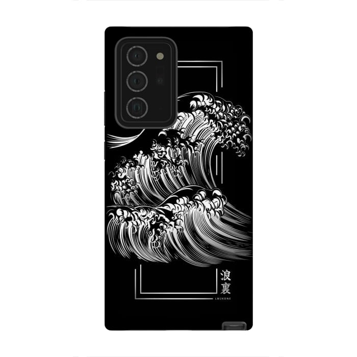 Galaxy Note 20 Ultra StrongFit Modern Kanagawa's Wave - Silver by LM2Kone