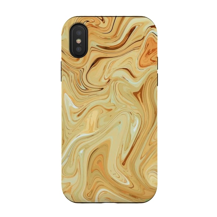 iPhone Xs / X StrongFit Different Abstract, Liquid Pattern, Marble Effect by Creativeaxle