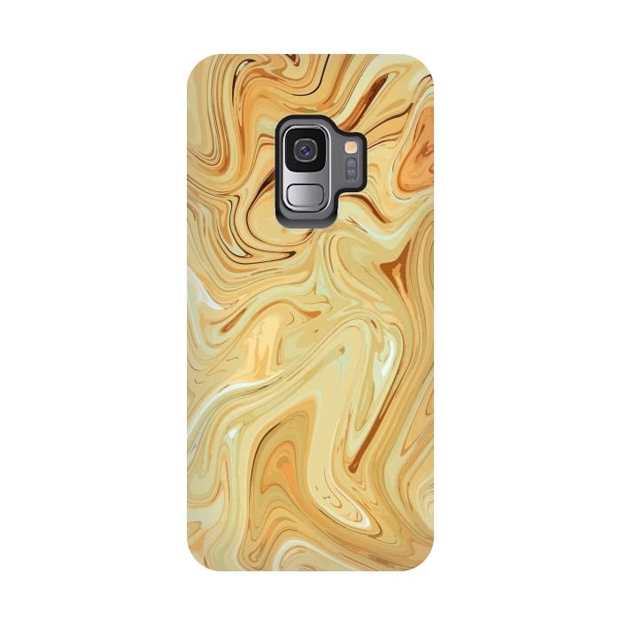 Galaxy S9 StrongFit Different Abstract, Liquid Pattern, Marble Effect by Creativeaxle