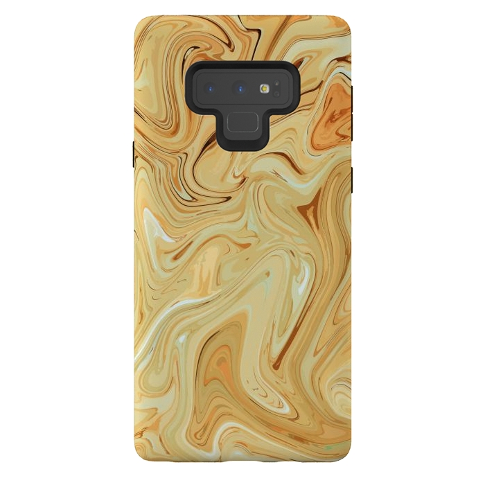 Galaxy Note 9 StrongFit Different Abstract, Liquid Pattern, Marble Effect by Creativeaxle