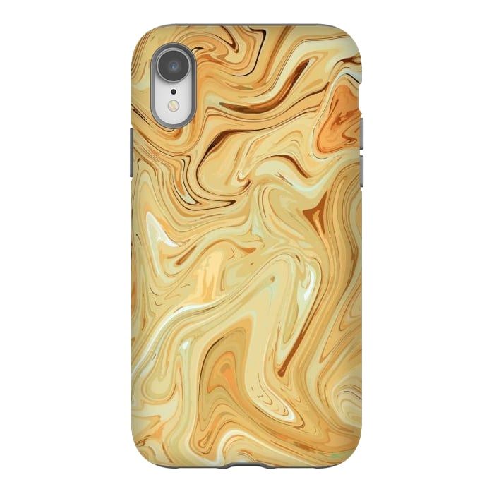 iPhone Xr StrongFit Different Abstract, Liquid Pattern, Marble Effect by Creativeaxle
