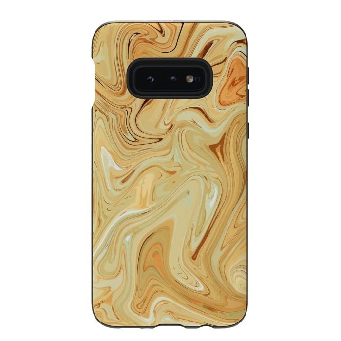 Galaxy S10e StrongFit Different Abstract, Liquid Pattern, Marble Effect by Creativeaxle
