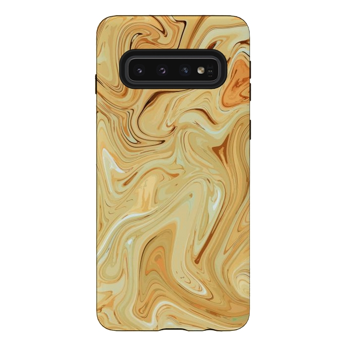 Galaxy S10 StrongFit Different Abstract, Liquid Pattern, Marble Effect by Creativeaxle