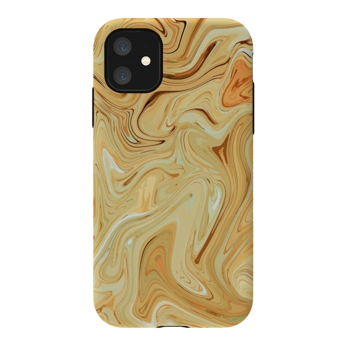 iPhone 11 StrongFit Different Abstract, Liquid Pattern, Marble Effect by Creativeaxle
