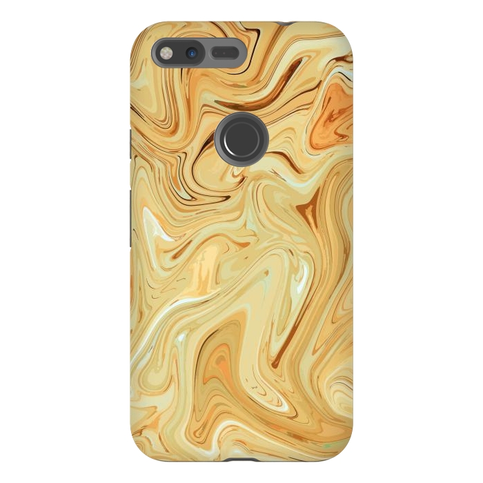 Pixel XL StrongFit Different Abstract, Liquid Pattern, Marble Effect by Creativeaxle