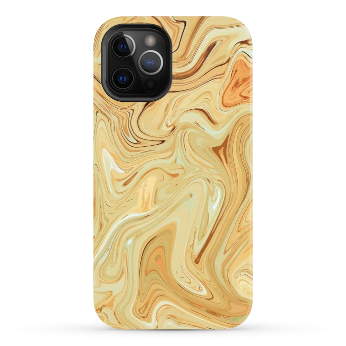 iPhone 12 Pro StrongFit Different Abstract, Liquid Pattern, Marble Effect by Creativeaxle